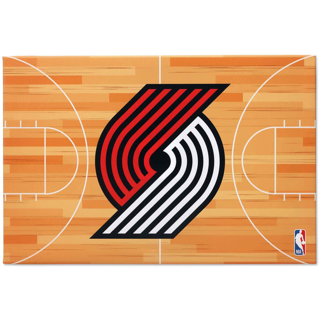 Portland Trail Blazers Court Canvas Wall Decor