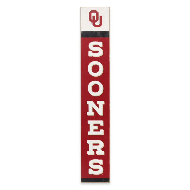 University of Oklahoma Vertical Wood Wall Decor