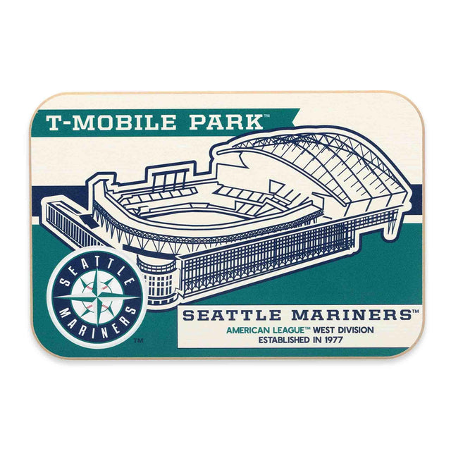 Seattle Mariners T-Mobile Park Retro Wood Wall Decor