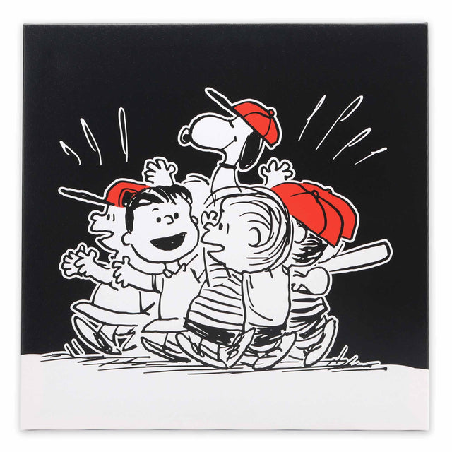 Peanuts Charlie Brown, Snoopy, & Gang Celebration Canvas Wall Decor