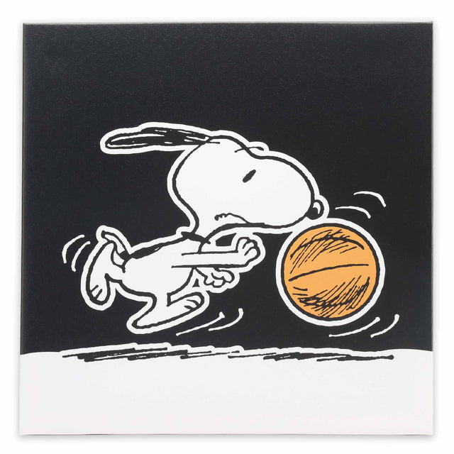 Peanuts Worldwide LLC Snoopy Playing Basketball Canvas Wall Décor