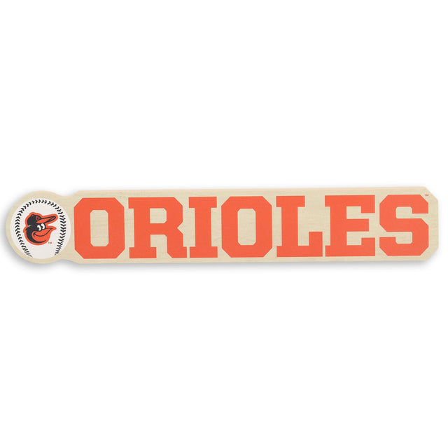 Decoración con el logotipo del espíritu de equipo de los Baltimore Orioles