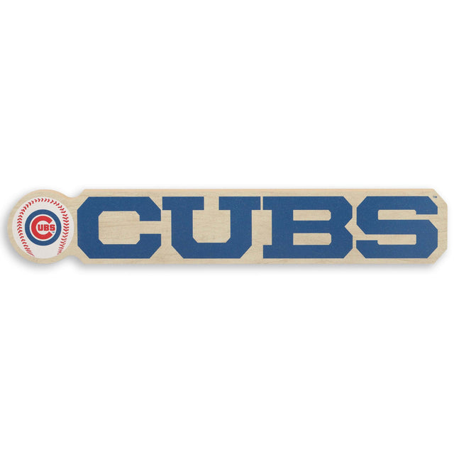 Decoración con el logotipo del espíritu de equipo de los Chicago Cubs