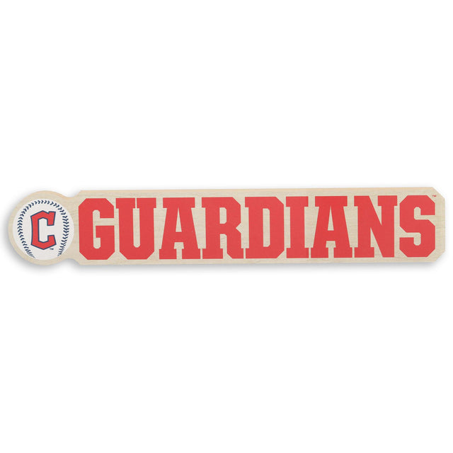 Decoración con el logotipo del espíritu de equipo de los Cleveland Guardians