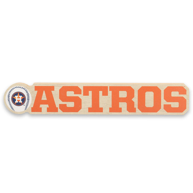 Decoración con el logotipo del espíritu de equipo de los Houston Astros