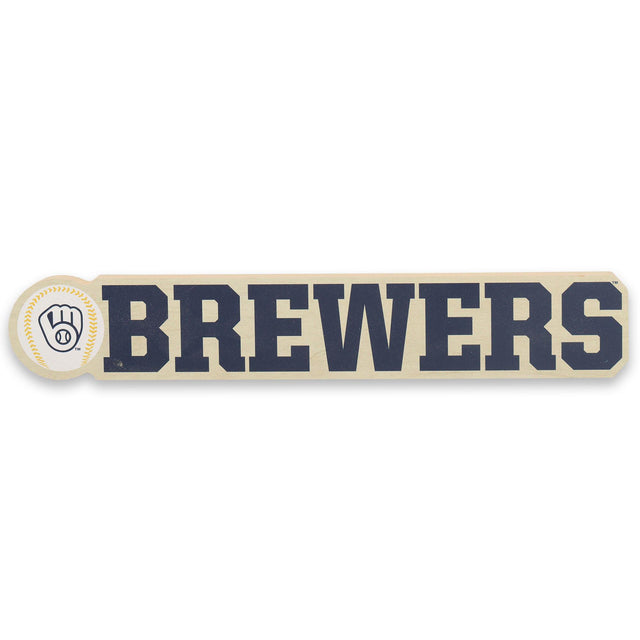 Milwaukee Brewers Team Spirit Logo Decor