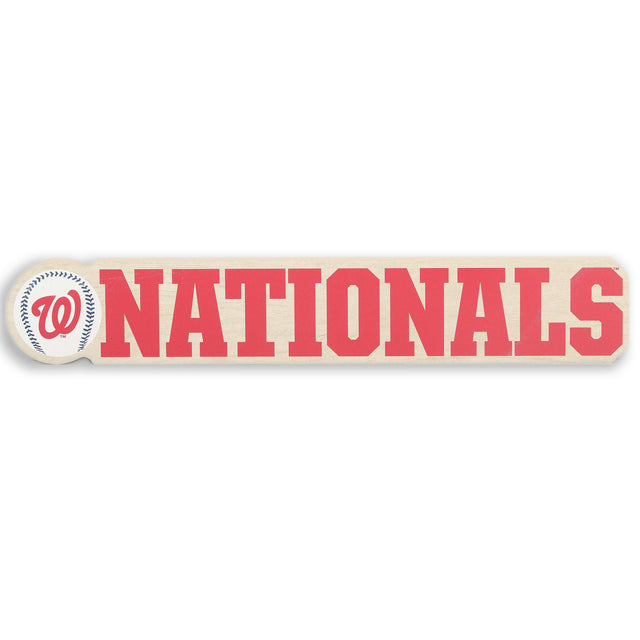 Decoración con el logotipo del espíritu de equipo de los Washington Nationals