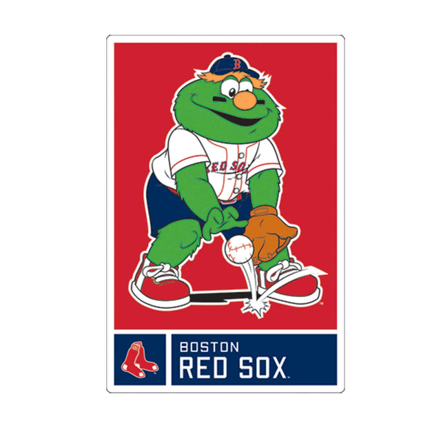 Wally The Green Monster Red Sox Wood Magnet