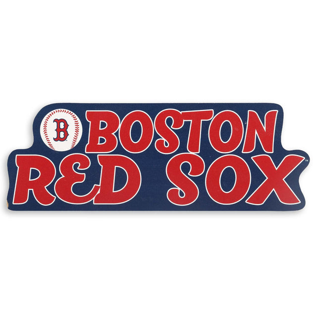 Boston Red Sox Retro Team Name Wood Wall Decor for Man Cave, Office, or Game Room