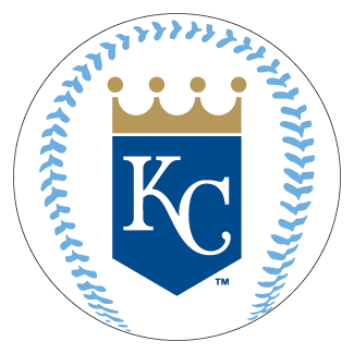 KC Royals 棒球木质磁铁