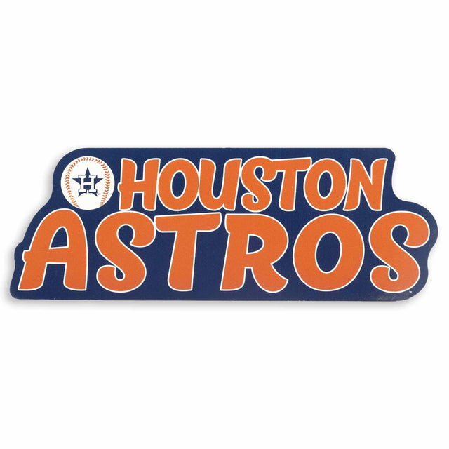 Houston Astros Retro Team Name Wood Wall Decor for Man Cave, Office, or Game Room