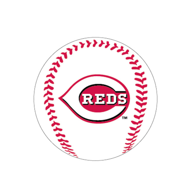 Imán de madera con el equipo de béisbol de los Cincinnati Reds