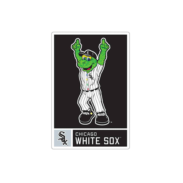 Southpaw White Sox Mascot Wood Magnet