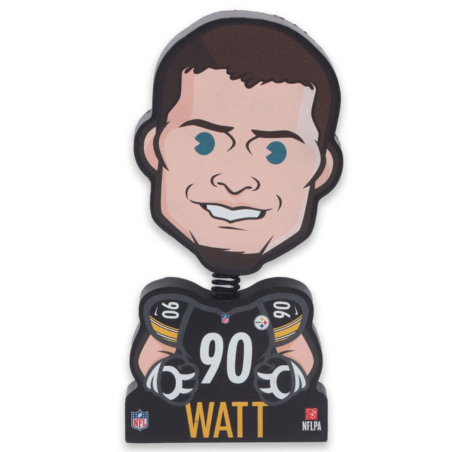 Pittsburgh Steelers T.J. Watt Mover & Shaker Chunky Wood Decor