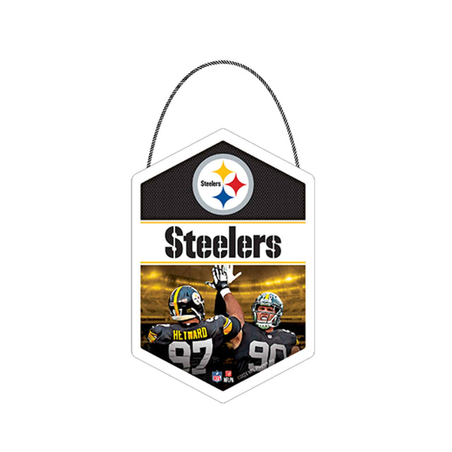 Pittsburgh Steelers Stadium Lights Hanging Wood