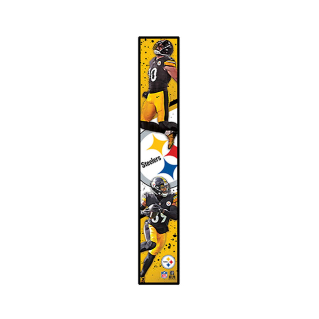 NFL Pittsburgh Steelers T.J. Watt & Minkah Fitzpatrick Action Tower Vertical Wood Wall Decor