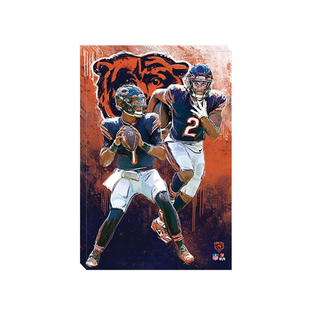 Chicago Bears Graffiti Canvas Large