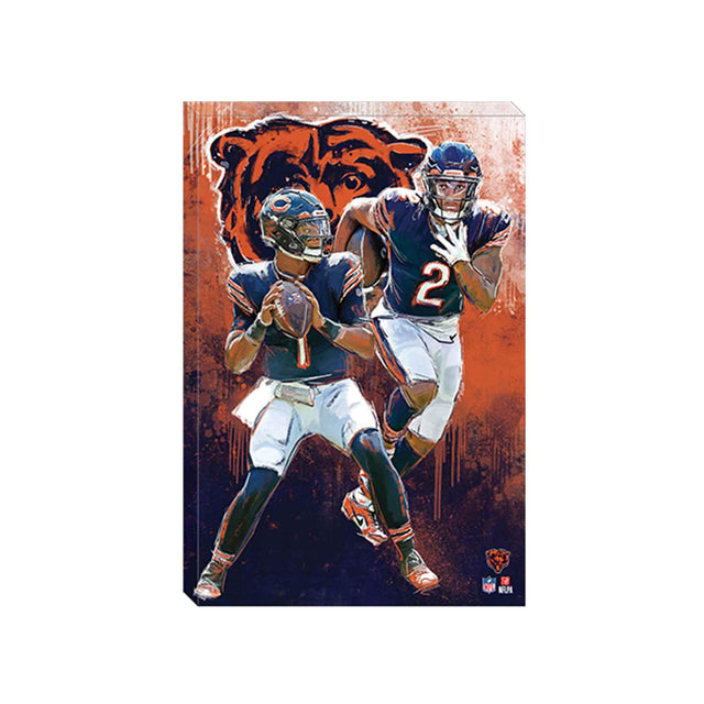 Chicago Bears Celebration Graffiti Canvas Small