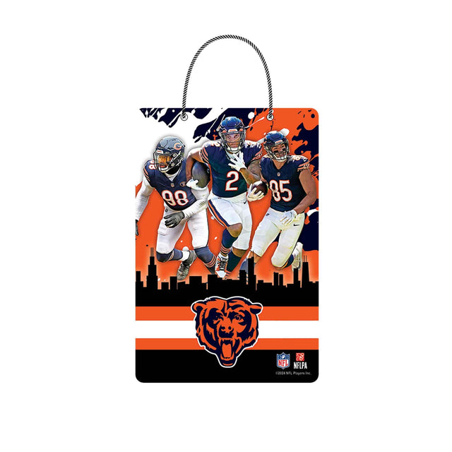 Chicago Bears City Skyline Hanging X-Metal