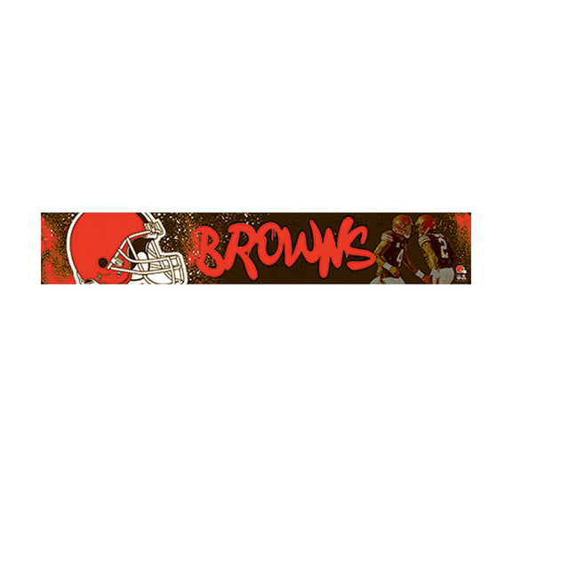 NFL Cleveland Browns Urban Graffiti Metal Sign