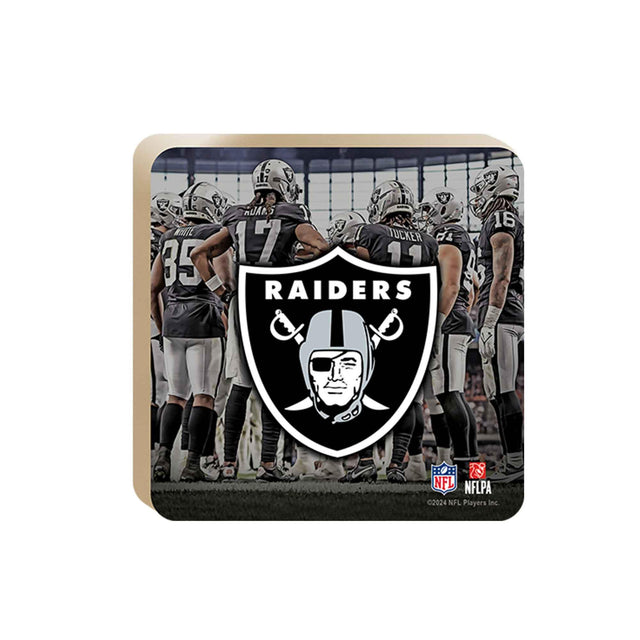 Mesa de madera para reunión de equipos de Las Vegas Raiders