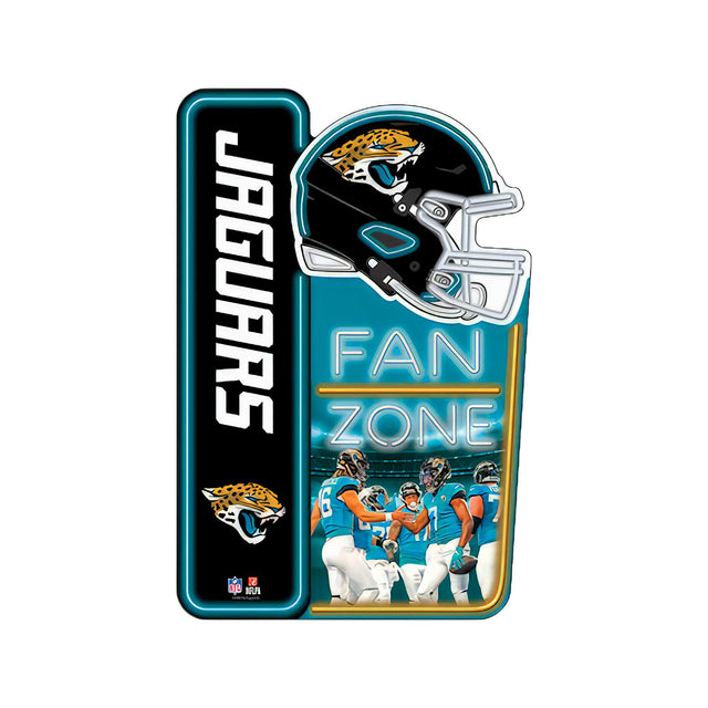 NFL Jacksonville Jaguars Fan Zone Metal Sign