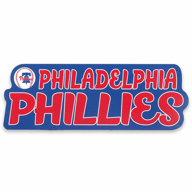 Philadelphia Phillies Retro Team Name Wood Wall Decor