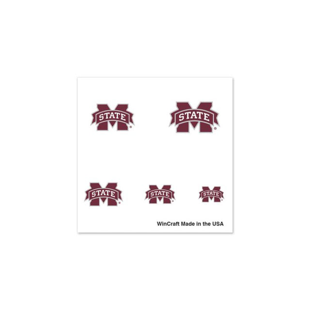 Mississippi State Bulldogs Fingernail Tattoos