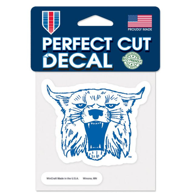 Kentucky Wildcats / Vintage Collegiate vault Perfect Cut Color Decal 4" x 4"