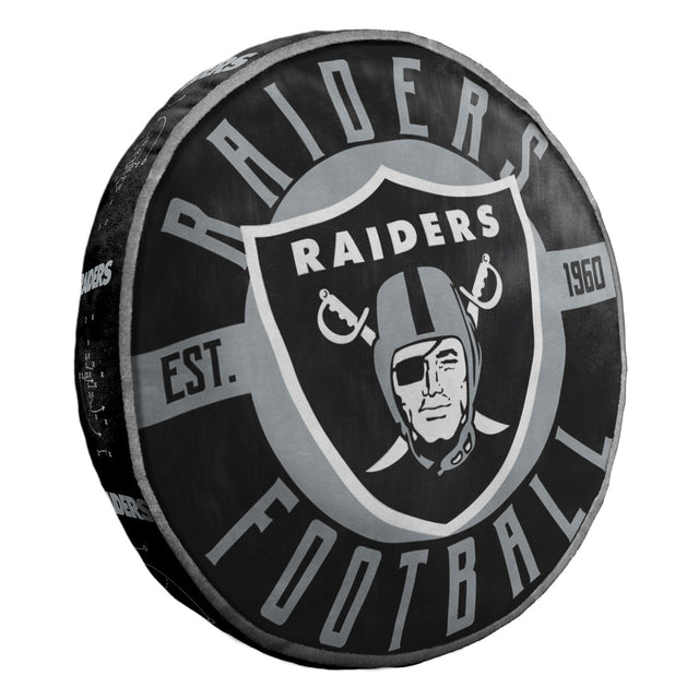 Almohada estilo nube para llevar de los Raiders de Las Vegas