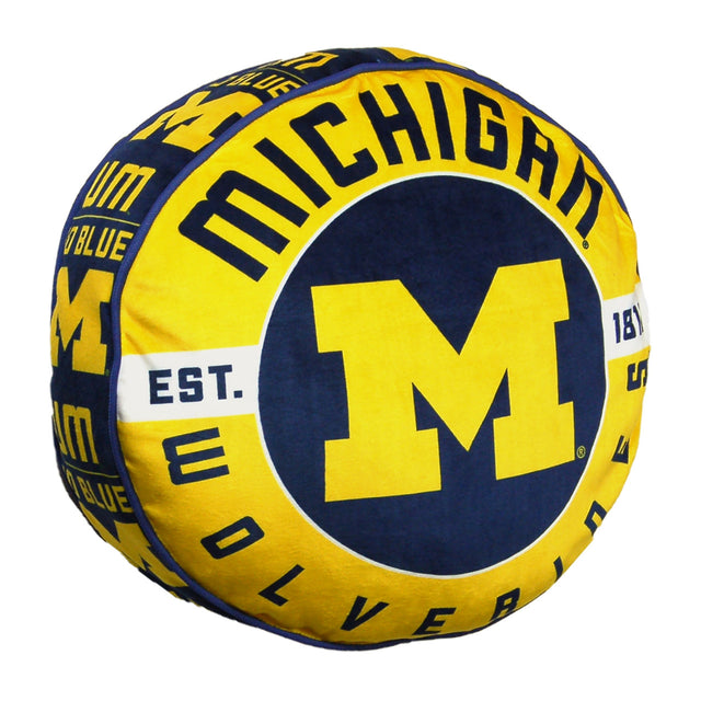 Almohada estilo Cloud to Go de los Wolverines de Michigan