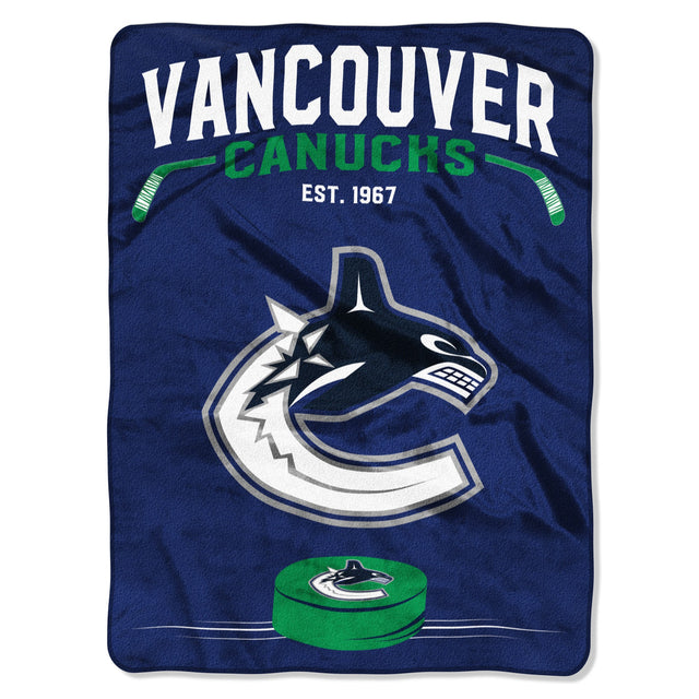 Manta de los Vancouver Canucks de 60 x 80 cm con diseño inspirado en Raschel