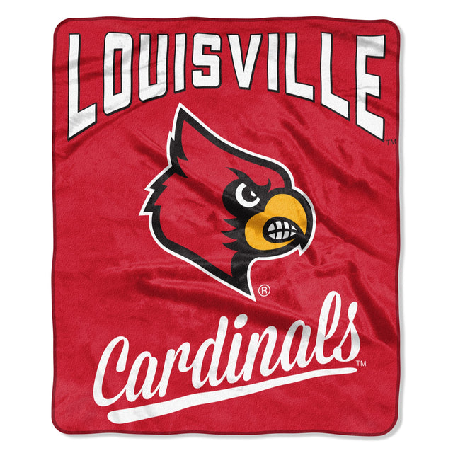 Manta de los Cardenales de Louisville de 50 x 60 pulgadas, diseño de exalumnos de Raschel