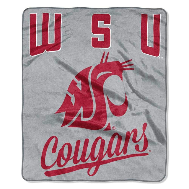 Washington State Cougars Blanket 50x60 Raschel Alumni Design