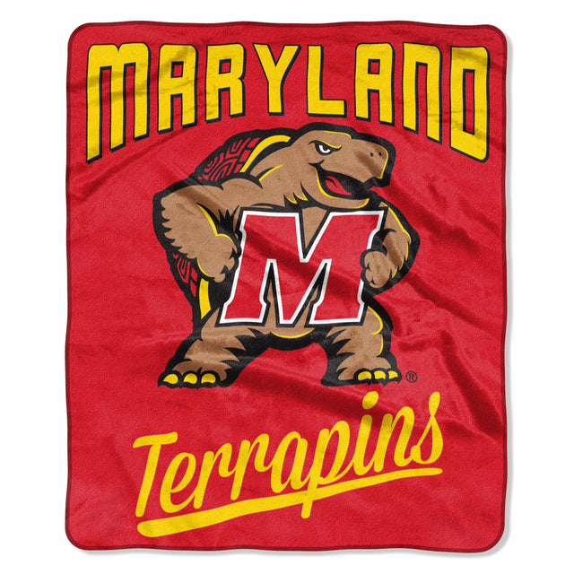 Manta Maryland Terrapins 50x60 Diseño de exalumnos de Raschel