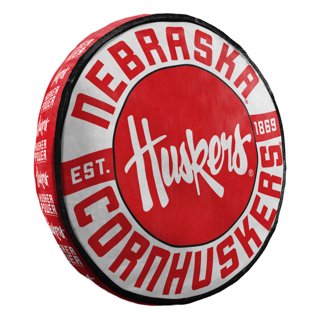 Almohada estilo nube para llevar de los Nebraska Cornhuskers