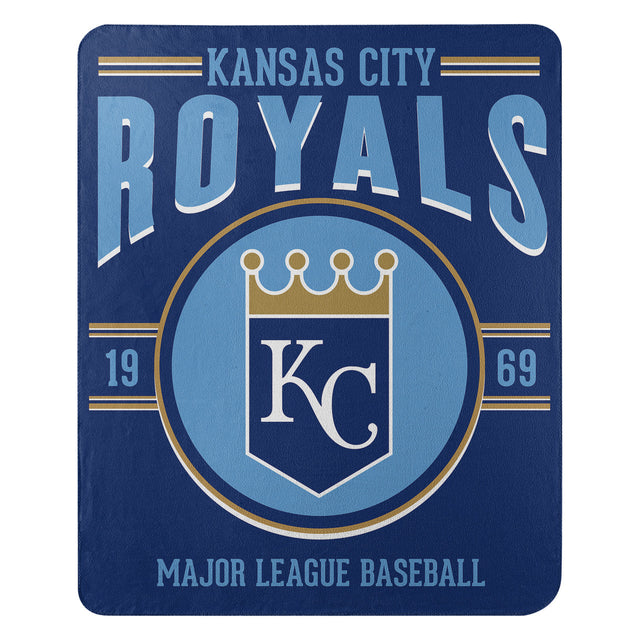 Manta de forro polar de los Kansas City Royals de 50 x 60 pulgadas con diseño de Southpaw