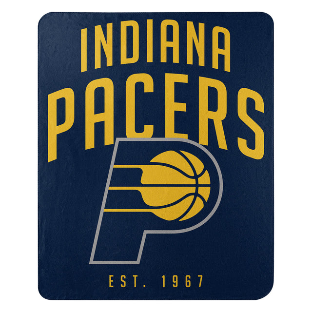 Indiana Pacers Blanket 50x60 Fleece Lay Up Design