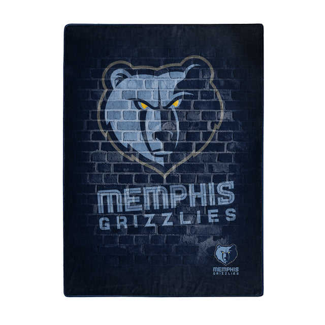 Manta de los Memphis Grizzlies de 60 x 80 con diseño de Raschel Street