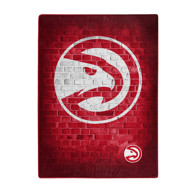 Manta de los Atlanta Hawks de 60 x 80 pulgadas, diseño de Raschel Street