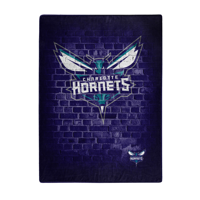 Charlotte Hornets Blanket 60x80 Raschel Street Design