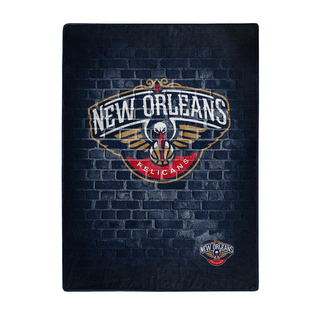 Manta de los New Orleans Pelicans de 60 x 80 pulgadas, diseño de Raschel Street