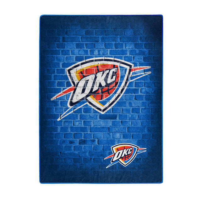 Oklahoma City Thunder Blanket 60x80 Raschel Street Design