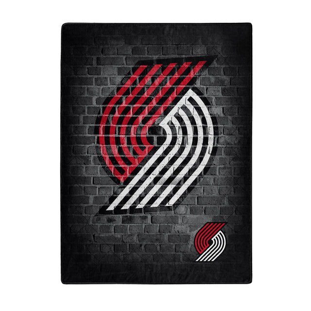 Portland Trail Blazers Blanket 60x80 Raschel Street Design