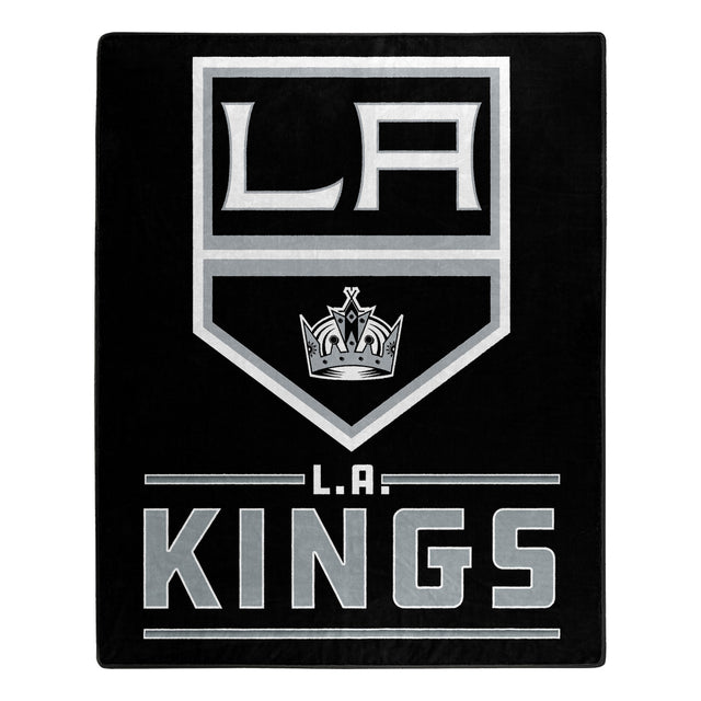 Manta de Los Angeles Kings 50x60 Diseño de interferencia de Raschel