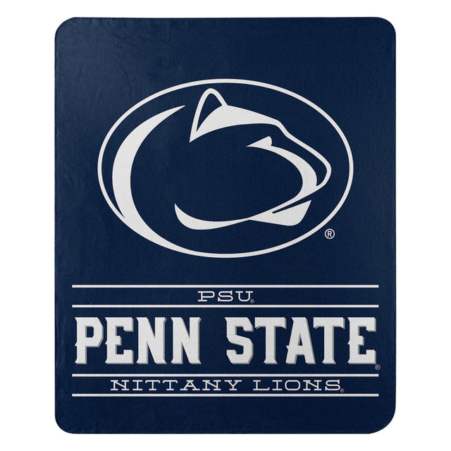 Manta de vellón de los Penn State Nittany Lions de 50 x 60 pulgadas con diseño de control