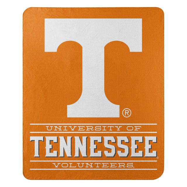 Manta de voluntarios de Tennessee de 50 x 60 pulgadas con diseño de control de vellón