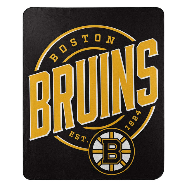 Manta de vellón Boston Bruins 50x60 Diseño de campaña