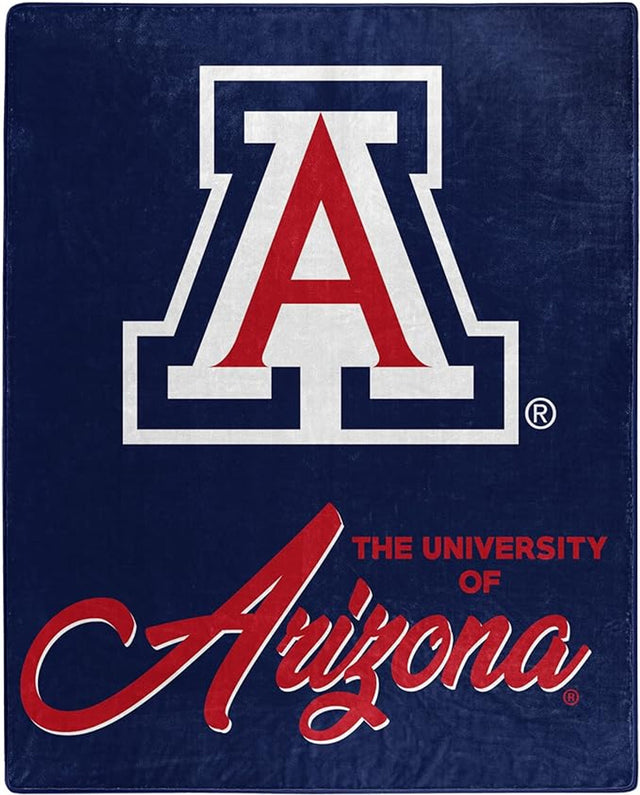 Manta de los Arizona Wildcats de 50 x 60 pulgadas, diseño exclusivo de Raschel