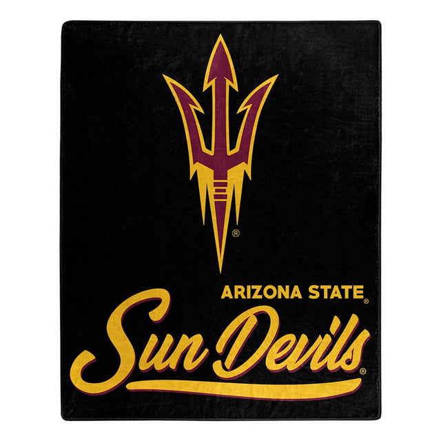 Manta de los Arizona State Sun Devils de 50 x 60 pulgadas, diseño exclusivo de Raschel